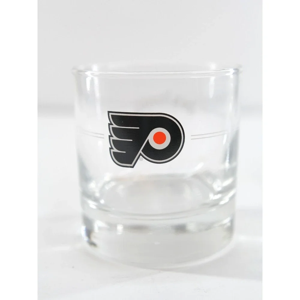 Whiskey Glass 6 Philadelphia Flyers Lowball Rocks Tumbler Jack Daniels
